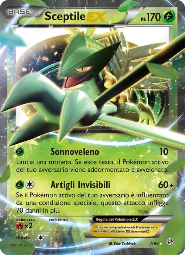 Sceptile EX – Antiche Origini 7