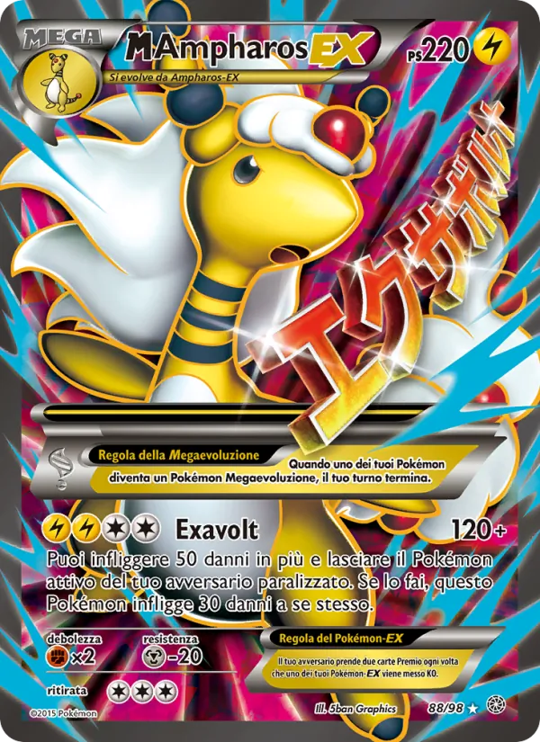 M Ampharos EX – Antiche Origini 88