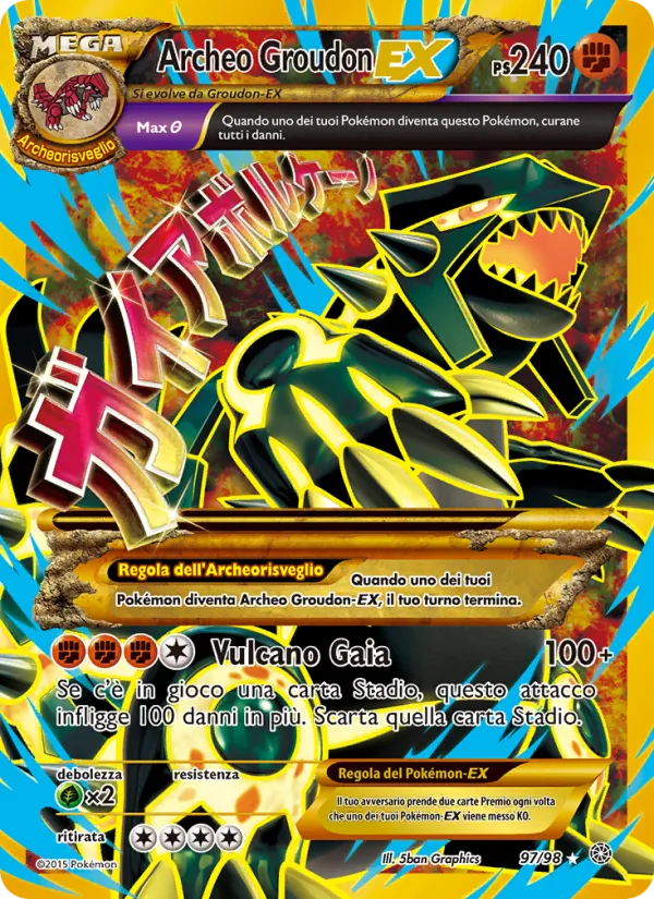 Archeo Groudon EX – Antiche Origini 97