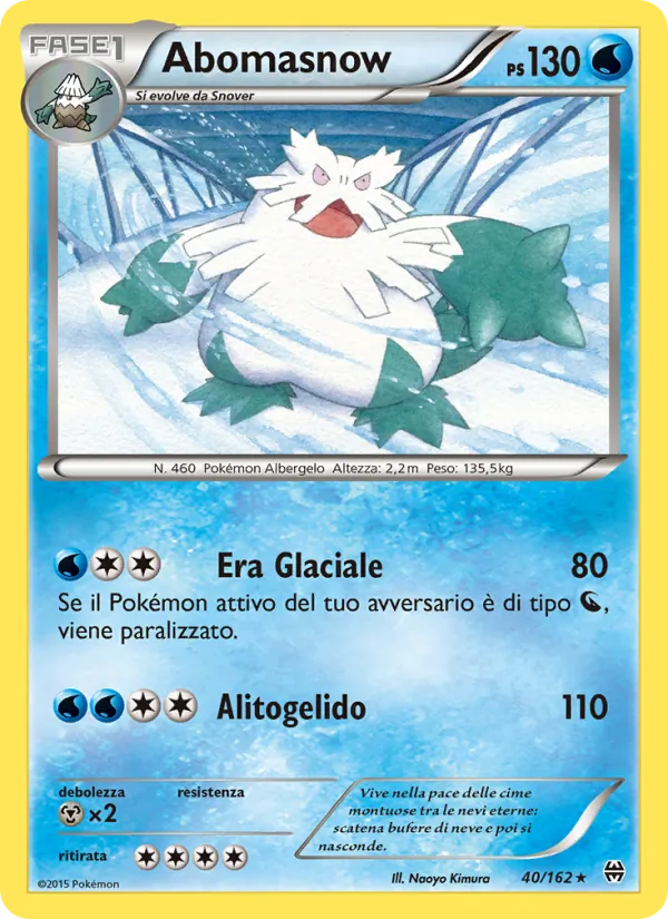 Abomasnow – Turbo Blitz 40