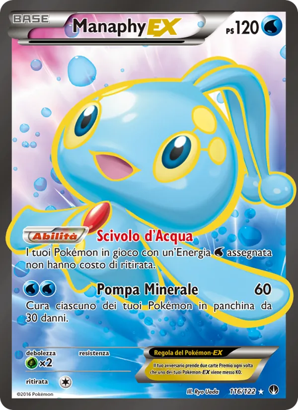 Manaphy EX – Turbo Crash 116