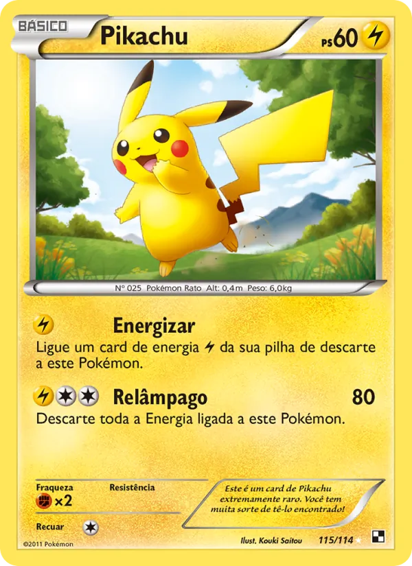 Pikachu – Black & White 115