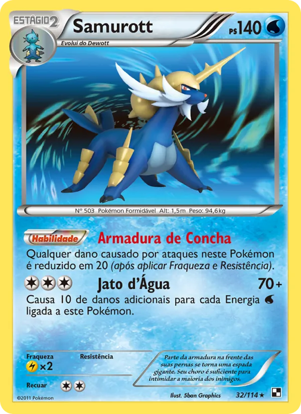 Samurott – Black & White 32