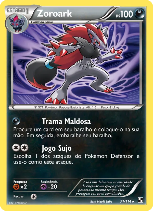 Zoroark – Black & White 71