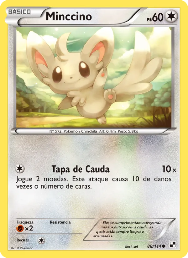 Minccino – Black & White 88