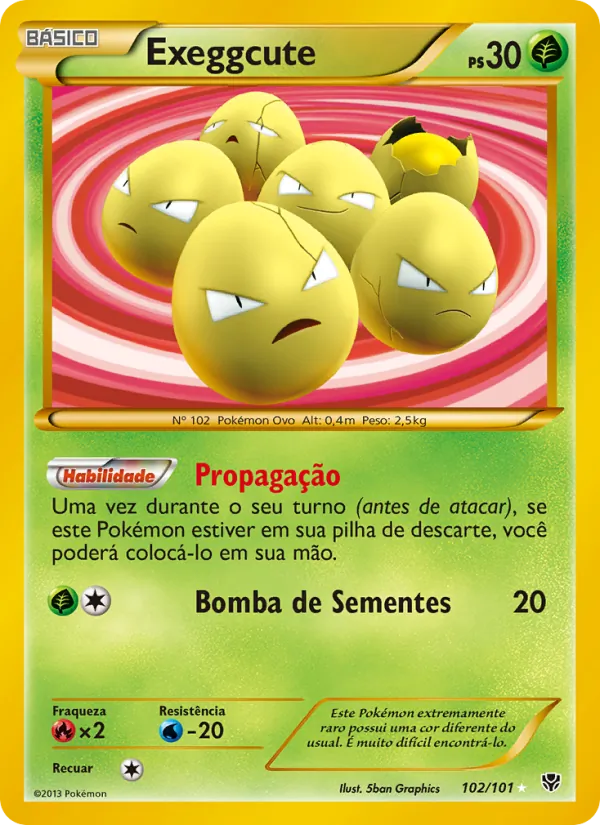 Exeggcute – Explosão de Plasma 102