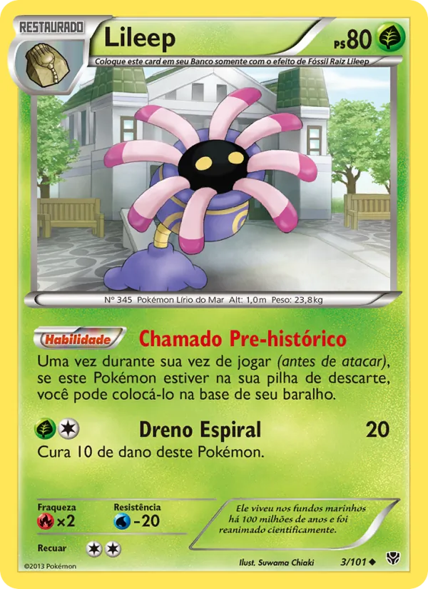 Lileep – Explosão de Plasma 3