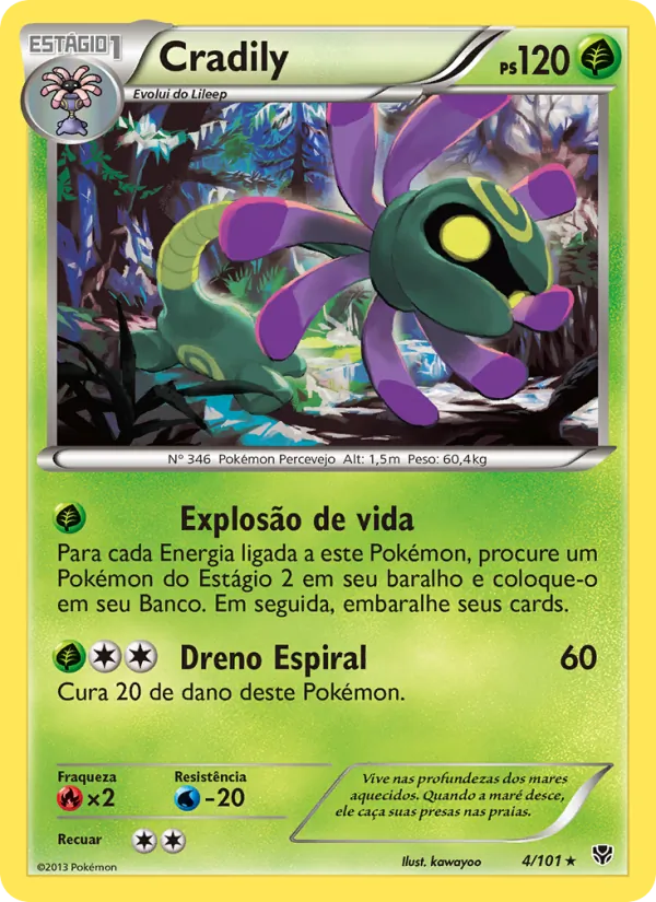 Cradily – Explosão de Plasma 4
