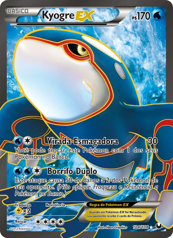 Kyogre-EX – Exploradores da Escuridão 104