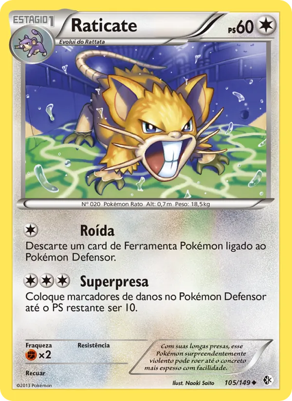 Raticate – Fronteiras Cruzadas 105