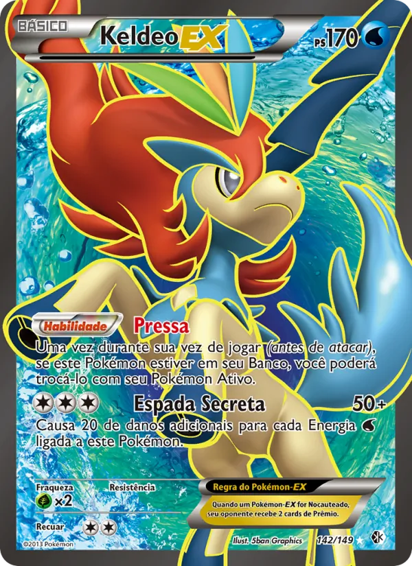 Keldeo-EX – Fronteiras Cruzadas 142