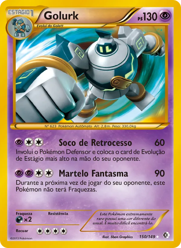 Golurk – Fronteiras Cruzadas 150