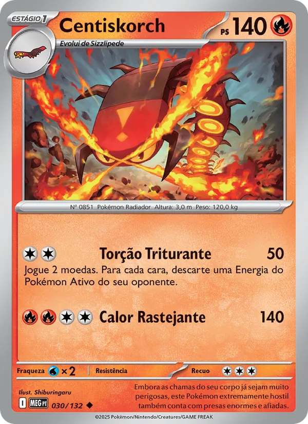 Centiskorch – Megaevolução 30