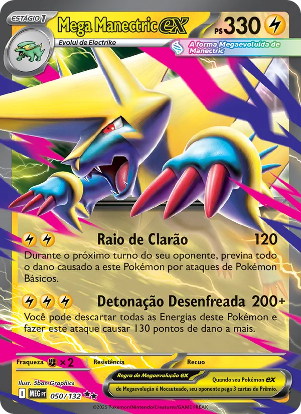 Mega Manectric ex – Megaevolução 50