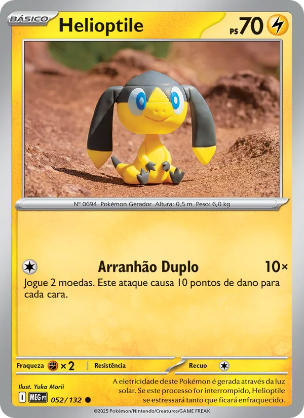Helioptile – Megaevolução 52