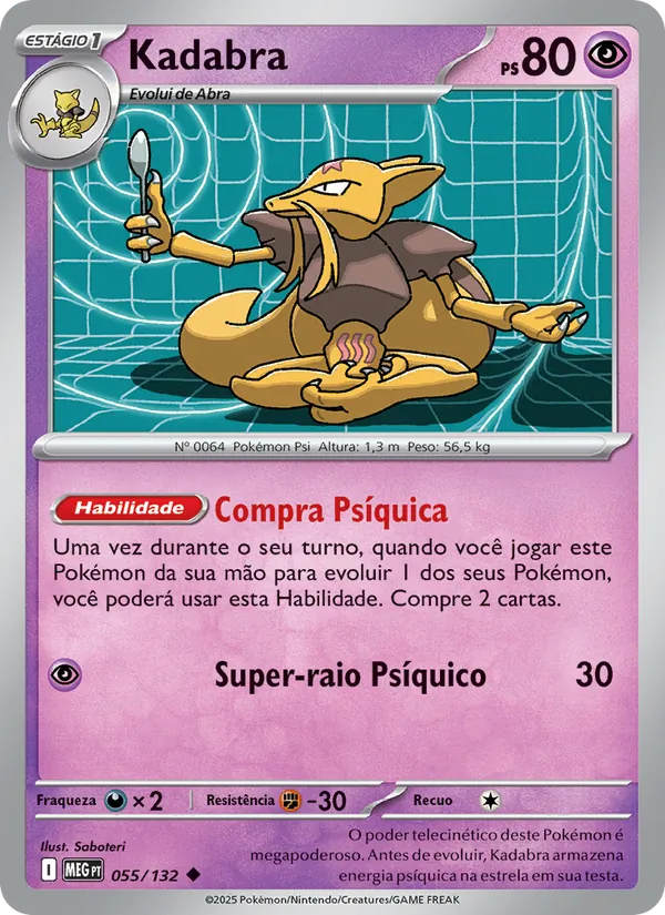 Kadabra – Megaevolução 55