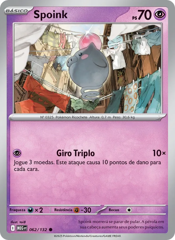 Spoink – Megaevolução 62