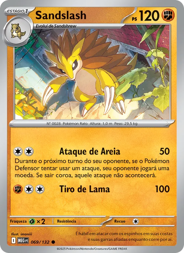 Sandslash – Megaevolução 69