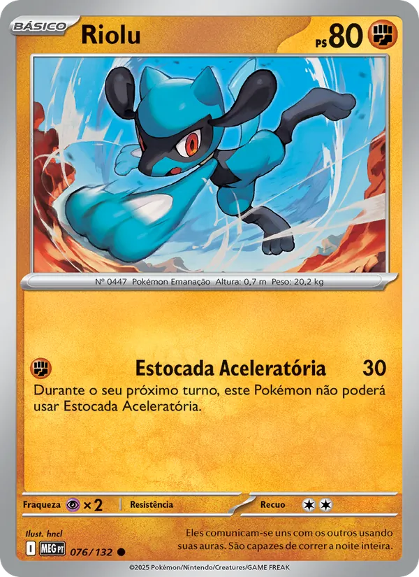 Riolu – Megaevolução 76