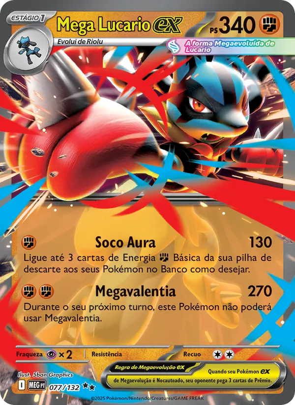 Mega Lucario ex – Megaevolução 77