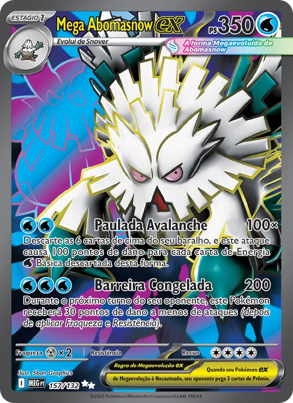 Mega Abomasnow ex – Megaevolução 157