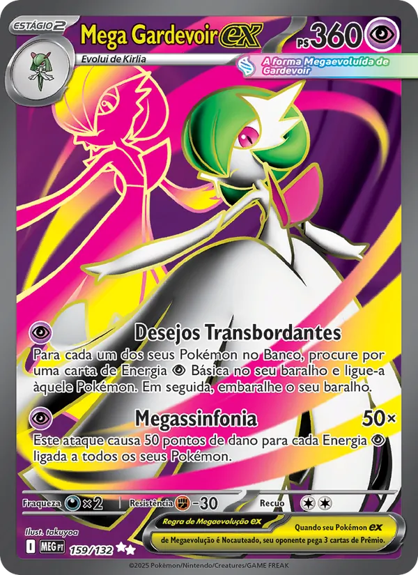 Mega Gardevoir ex – Megaevolução 159