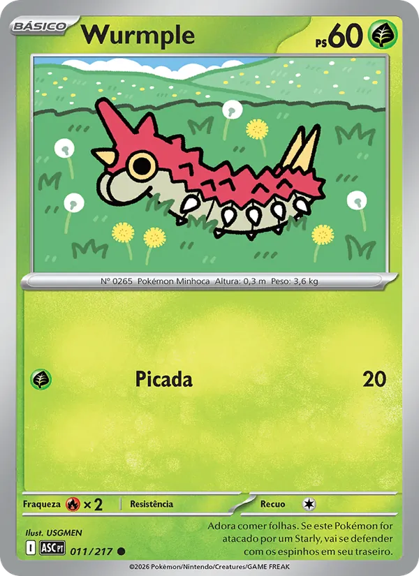 Wurmple – Heróis Excelsos 11