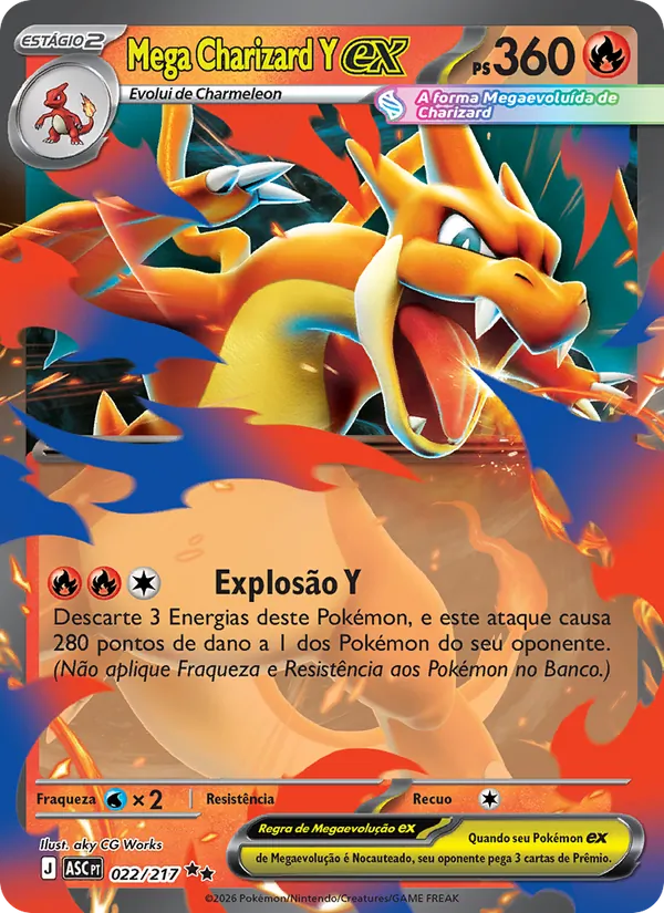 Mega Charizard Y ex – Heróis Excelsos 22