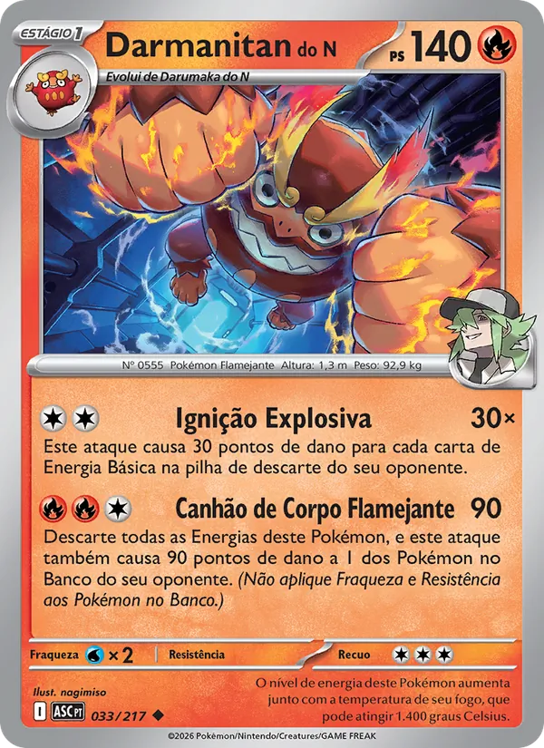 Darmanitan do N – Heróis Excelsos 33