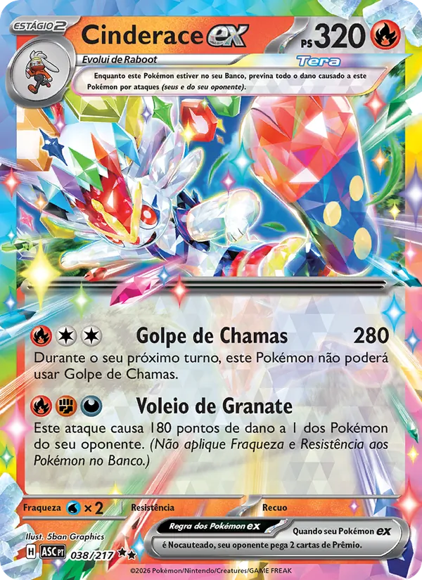 Cinderace ex – Heróis Excelsos 38
