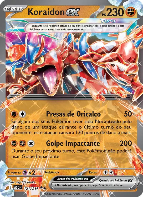 Koraidon ex – Heróis Excelsos 121