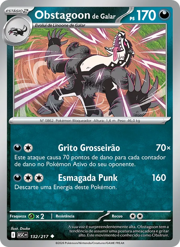 Obstagoon de Galar – Heróis Excelsos 132