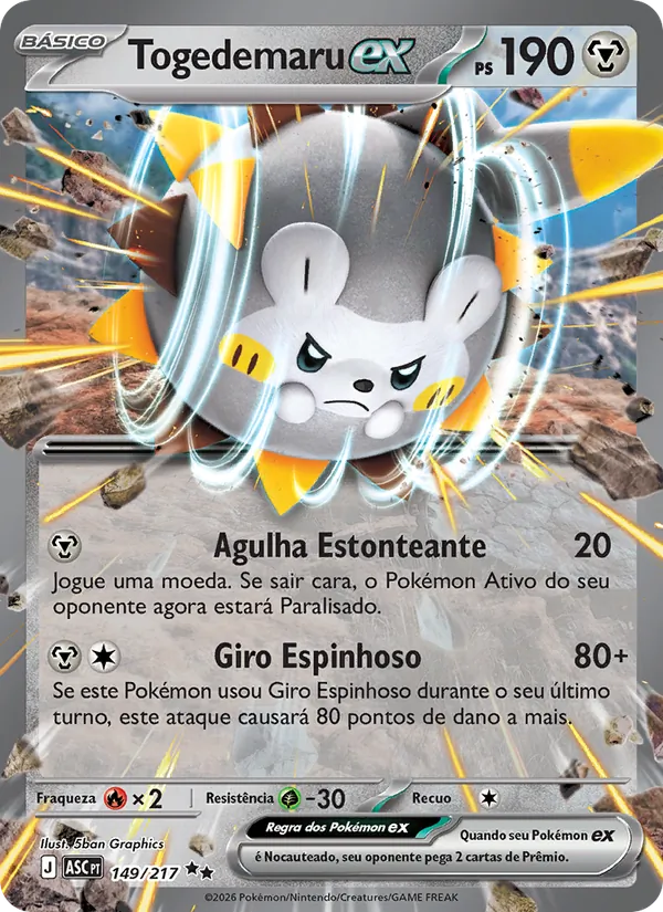 Togedemaru ex – Heróis Excelsos 149