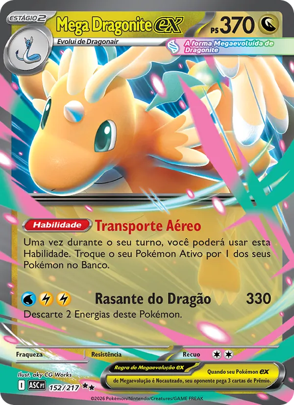 Mega Dragonite ex – Heróis Excelsos 152