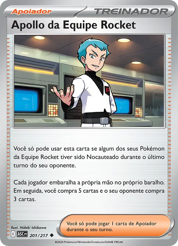 Apollo da Equipe Rocket – Heróis Excelsos 201