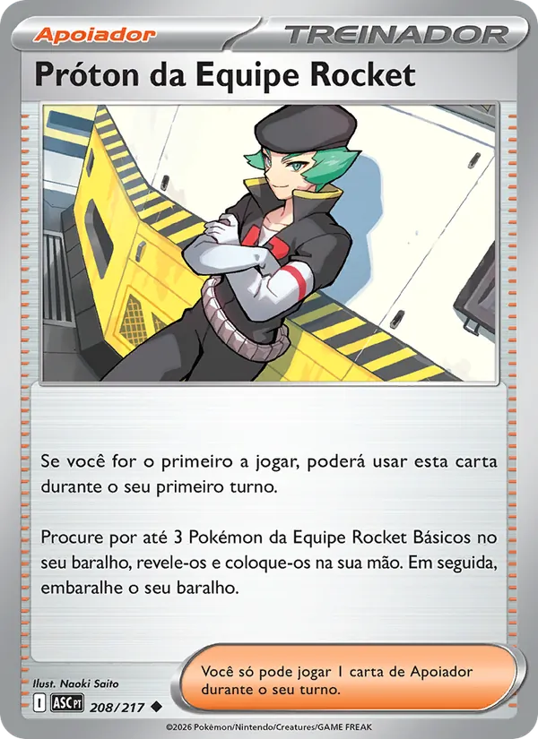 Próton da Equipe Rocket – Heróis Excelsos 208