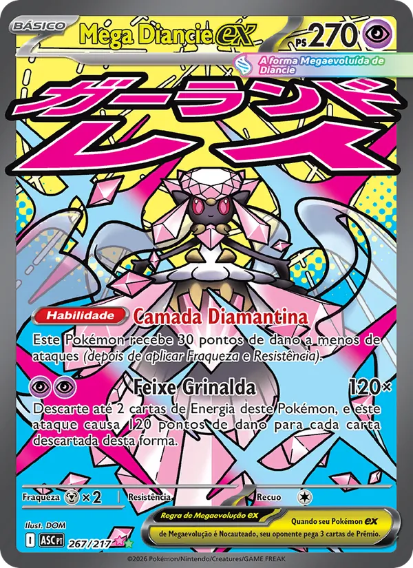 Mega Diancie ex – Heróis Excelsos 267