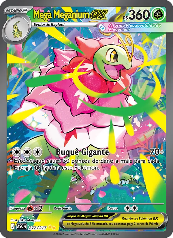 Mega Meganium ex – Heróis Excelsos 272