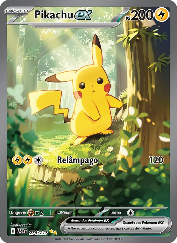 Pikachu ex – Heróis Excelsos 276