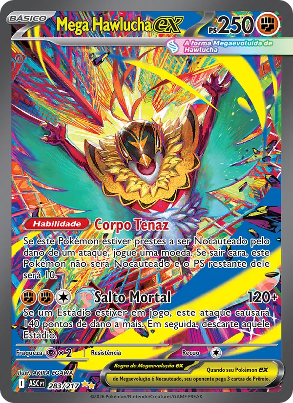 Mega Hawlucha ex – Heróis Excelsos 283