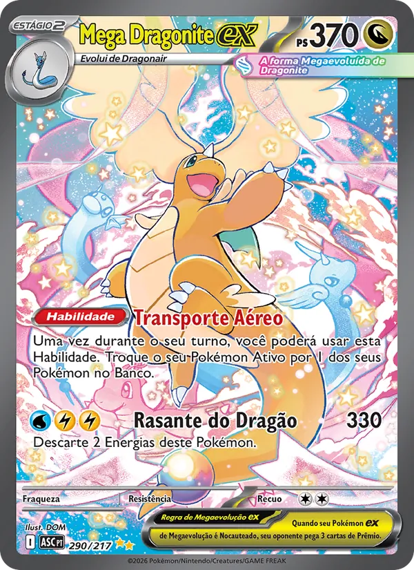 Mega Dragonite ex – Heróis Excelsos 290