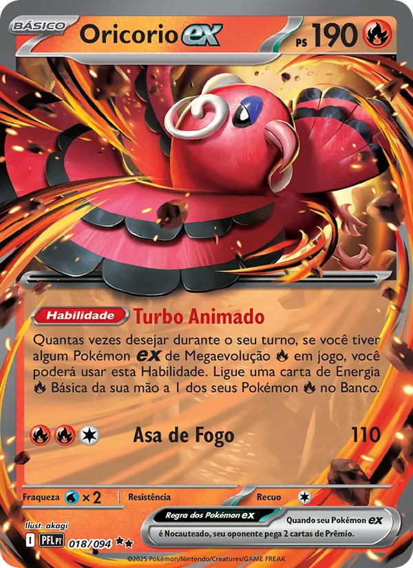 Oricorio ex – Fogo Fantasmagórico 18