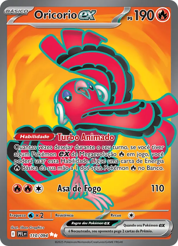 Oricorio ex – Fogo Fantasmagórico 110