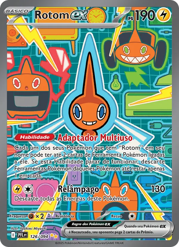 Rotom ex – Fogo Fantasmagórico 126