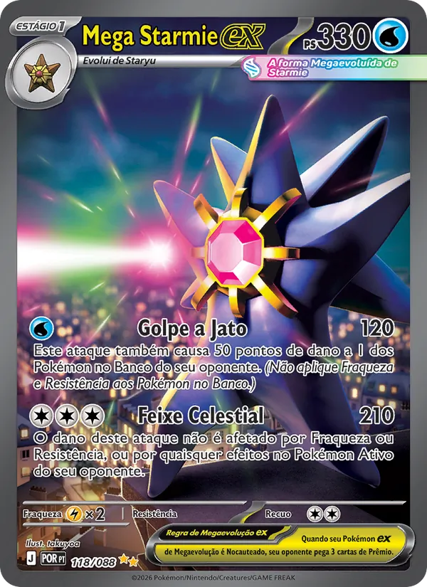 Mega Starmie ex – Equilíbrio Perfeito 118