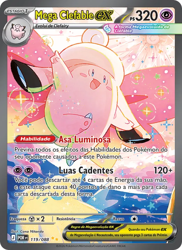 Mega Clefable ex – Equilíbrio Perfeito 119
