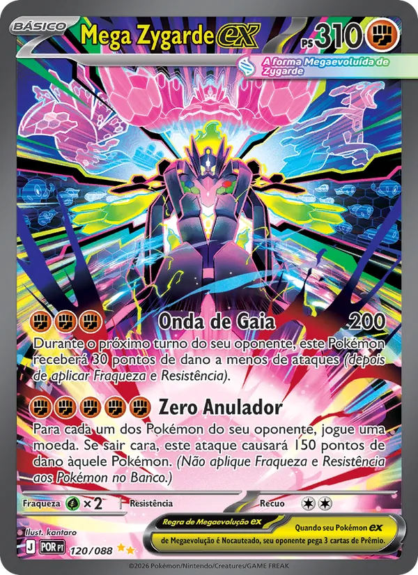 Mega Zygarde ex – Equilíbrio Perfeito 120