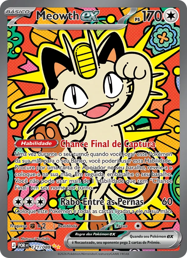 Meowth ex – Equilíbrio Perfeito 121