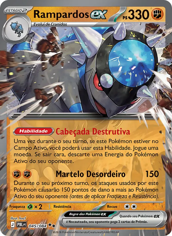 Rampardos ex – Escuridão Absoluta 45