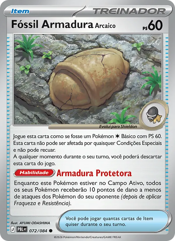 Fóssil Armadura Arcaico – Escuridão Absoluta 72